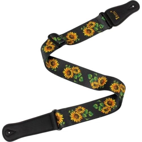 IRIN Guitar Strap Adjustable Polyester Belt PU Leather Ends for Acoustic Folk Classic Electric Guitar Bass guitar accessories
