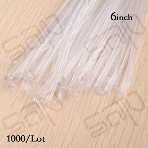 SAP travel tag High quality 6" inch travel luggage strap pack of 1000 Clear