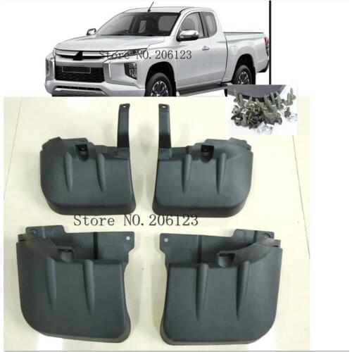 Mud flap template for MITSUBISHI L200 2018 2019 2020 Car Mud Flaps Mud Flap Mudguards Fender