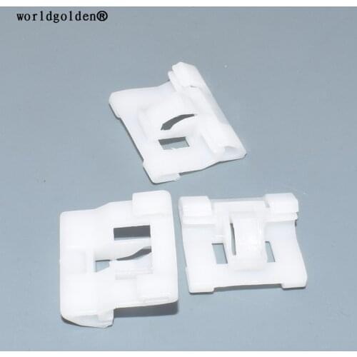 Worldgolden 100pcs plastic clip Belt Moulding Clip for honda