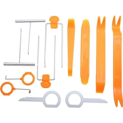 12Pcs/set Car Dashboard Radio Trim Panel Removal Tool Car DVD Player Refit Removal Install Hand Tools