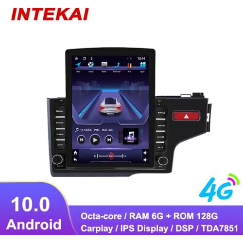 9.7" Vertical Style Tesla Screen Android 9.0 Car Radio GPS Navigation Autoradio multimedia player for Honda JAZZ FIT RHD 14-15