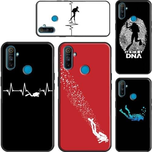 Scuba Diver Diving Case For Realme 8 Pro C15 C11 C3 GT Neo 7i Q3 6 7 Pro Funda For OnePlus 9 Pro 8 Nord 7T 8T