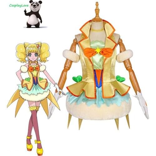 CosplayLove Anime Healin' Good Pretty Cure Hiramitsu Hinata Cure Sparkle Cosplay Costume Cute Dress For Girl Halloween Christmas