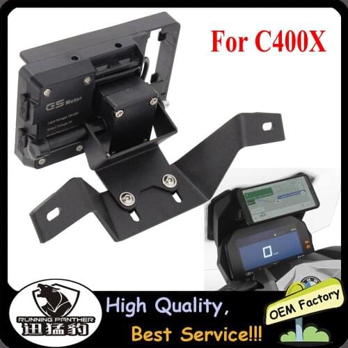 Motorcycle GPS Smart Phone Navigation Mount Mounting Bracket Adapter Holder Brand For BMW C400X 2019 2020 C 400X C 400 X C400 X