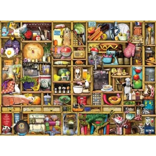 14/16/18/27/28 Kitchen Shelves Exquisite Handmade Needlework Embroidery DIY DMC Cross Stitch Kits Crafts Home Decor wall Arts