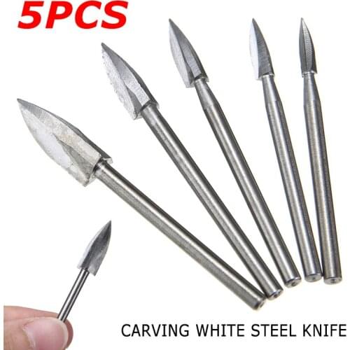 5pcs Carpentry Wood Cutting Drill Bit Set Professional Wood Carving Tools Cut Rotary Wood Drill Bit Set WorkDrill Bit Set