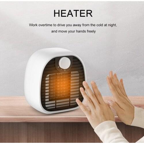 Warmer Heating Portable Thermostat PTC Ceramic Electric Space Heater Household Low Noise Desktop Warmer Machine for Home
