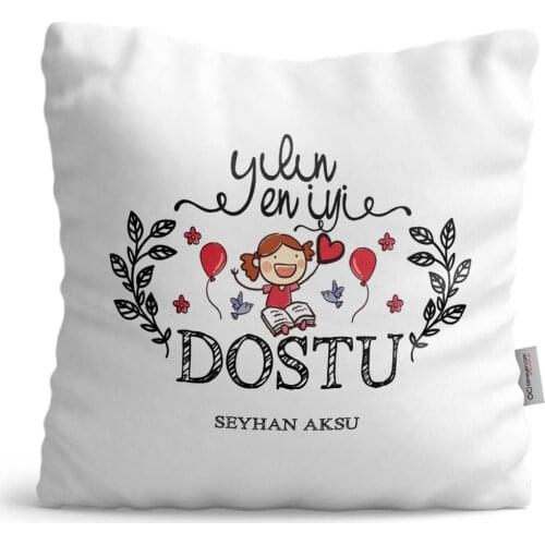 Personalized The Year 'S Best Friendly Satin Pillow