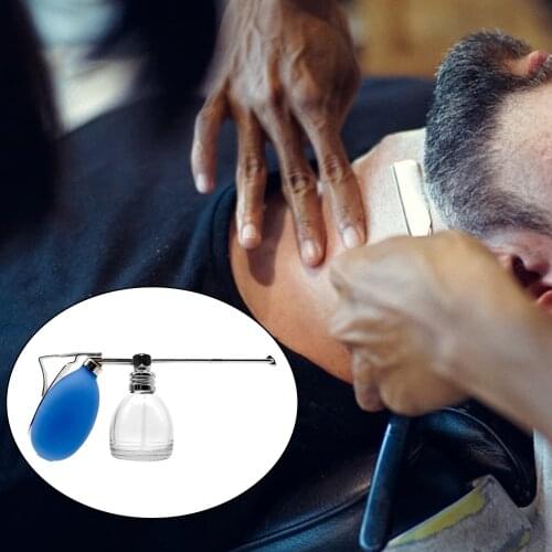 Powder Air Blower Puffer Barbers Talcum Dispenser Spray Bottle Home Use Empty Hair Powder Applicator Hairdressers Talcum Bottle