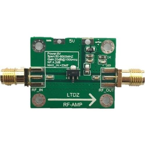 RF Power Amplifier Board Transmitter Circuit Board Amplifier Module 20dB Gain 50M-6000Mhz SBB5089