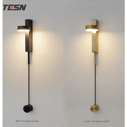 Modern Minimalist Wall Lamps Living Room Bedroom Bedside 16W AC96V-260V LED Sconce black white Lamp Aisle Lighting decoration