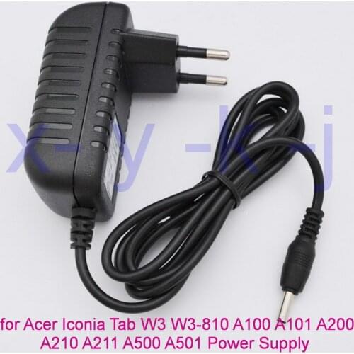 1PCS EU Plug12V 1.5A Tablet Charger for Acer Iconia Tab W3 W3-810 Aspire Switch 10 A100 A101 A200 A210 A211 A500 A501 Power