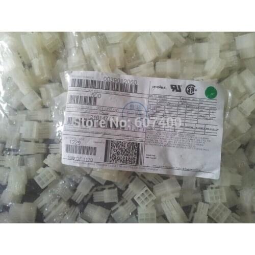 0039012060 CONN RECEPT 6POS DUAL 3901-2060 MOLEX Connectors terminals housings 100% new and original parts 39-01-2060