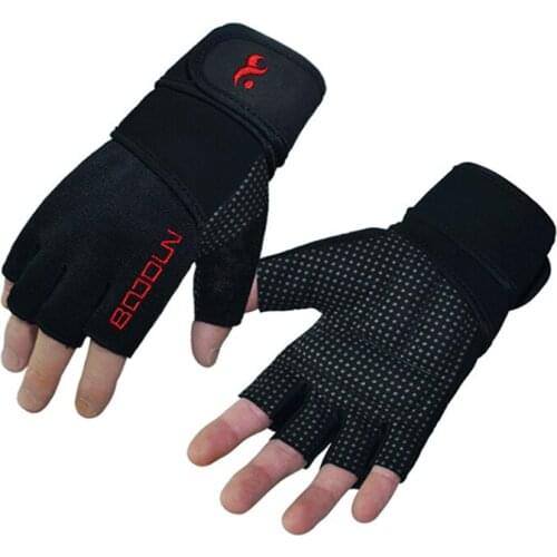 2018Fitness Gloves Women Gym Crossfit Bodybuilding Workout Wrist Wrap Sports Gloves for horizontal bar Training Dumbbell Barbell