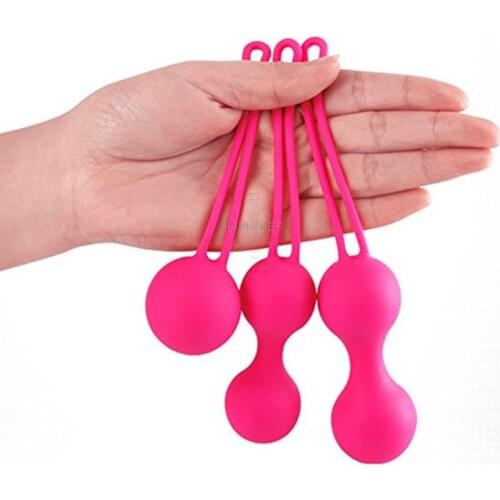 Vaginal Balls Kegel Exercises Vibrator Ball Pelvic Floor Exerciser Control Vagina Bladder Tight Female Massage Ball 3 Pcs