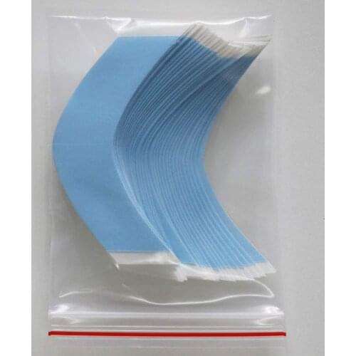 36pcs/lot CC A Shape Lace Front Wig Tape Water-Proof Strong Adhesive Walker Tape Double Sided Lace Wigs Tape (blue)