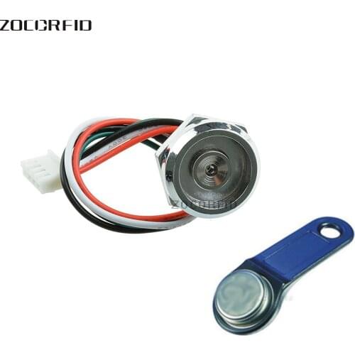 5 pcs/lot) DS1990A iButton Probe Reader with LED Dallas Key Sensor DS9092 Zinc TM Card Tag Conductor