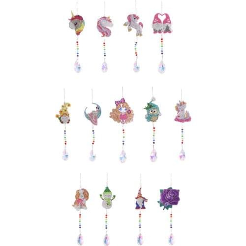 Diamond Painting Drill Crystal Prisms HANGing Rainbow Chaser Lighting Accessories for Window Curtains Pendant Car Lamp Decor