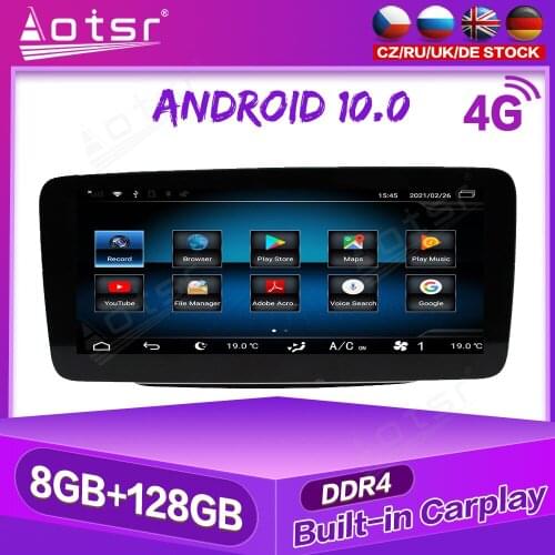 Android 10 Car GPS Navigation For Mercedes Benz B-Class B Class T245 Touch Screen Multimedia Player Stereo Radio 4G LTE Carplay