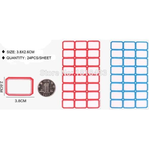 Free shipping price tags/adhesive labels/blank paper stickers/hang tag stickers/customized packing stickers 1680 pcs a lot