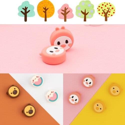 Animal Crossing Rabbit Duck Thumb Stick Grip Cap Joystick Cover For Nintendo Switch NS Lite Joy-con Controller Thumbstick Case