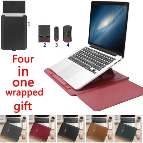 2021 Laptop 4-in-1 bracket Sleeve Bag case For Macbook 2020 M1 Air Pro 11 12 13 15 16 inch A1466A1706A1932A2179A2251A2337A2338