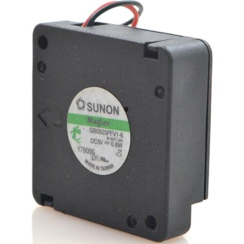 FOR SUNON Jianzhun GB0503PFV1-8 5V 0.8W 2 Line Blower Fan 3010 cooling Fan