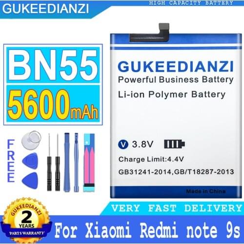 GUKEEDIANZI Xiaomi Redmi Note 9S Batteries