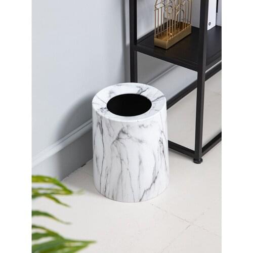 Nordic Trash Bin Bedroom Trash Bags Holder Kitchen Storage Trash Bin Paper Basket Bucket Rangement Cuisine Cleaning Accessories