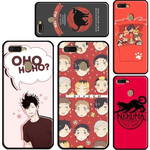 Haikyuu Nekoma Phone Case For OPPO A91 A15 A5 A9 A53 A31 2020 A5S A3S A1K A52 A72 F5 F7 Reno 2 Z 4 Pro