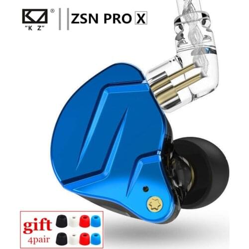 KZ ZSN PRO X 1DD 1BA Hybrid Drive HIFI Metal In Ear Earphone Sport Noise Cancelling Earbud Headset KZ EDX ZST X ZS10PRO SK10