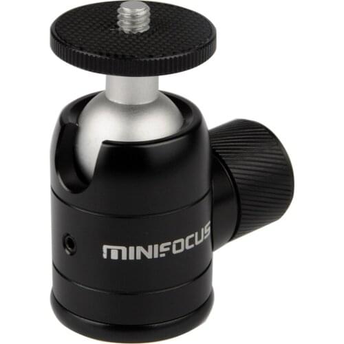 Mini Tripod Ball Head Ballhead Tilt with 1/4" thread,Tripod head Stand for Digital DSLR Camera Monopod Cell Phone Light House