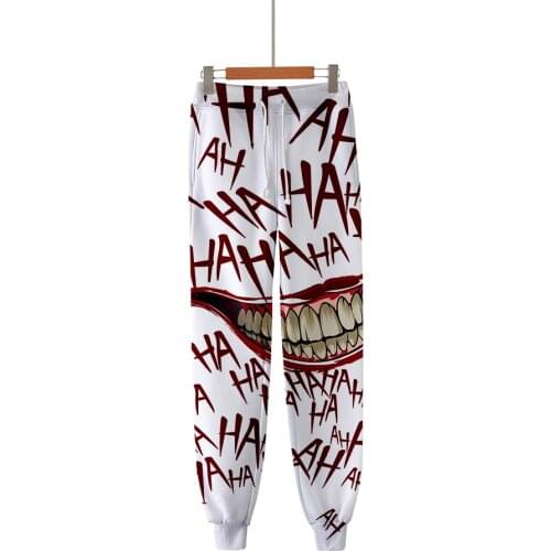 2020 New Haha Joker Pants Casual Loose Sweatpants Men/Women Running Jogging Trousers Harajuku Hip Hop Sport Pants Sportswear