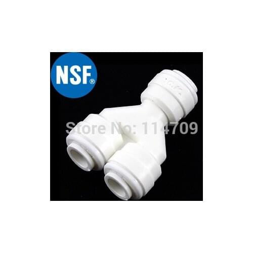 RO Fittings 1/4" Push in - 1/4" Push in - 1/4" Push in KY-01