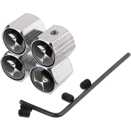 Car Styling Auto Wheels Rims Sticker Tire Valve Stem Caps for DS For Citroen DS 3 4 6 C3 C4 C5 Berlingo Xsara Elysee C4 Picasso