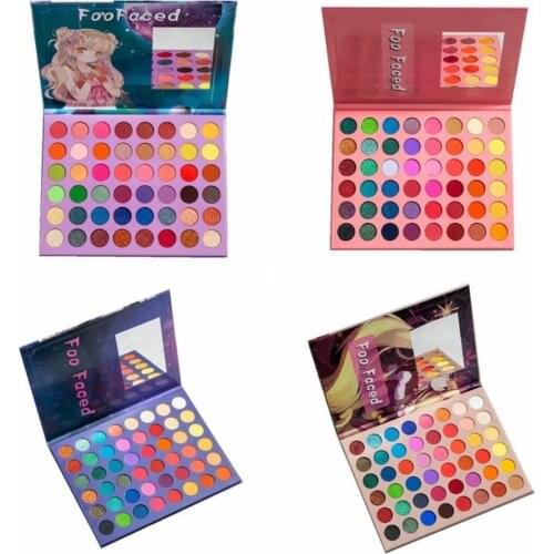 48 Colors Cartoon Eyeshadow Pearly Matte Waterproof Long-Lasting Makeup Eyeshadow Palette