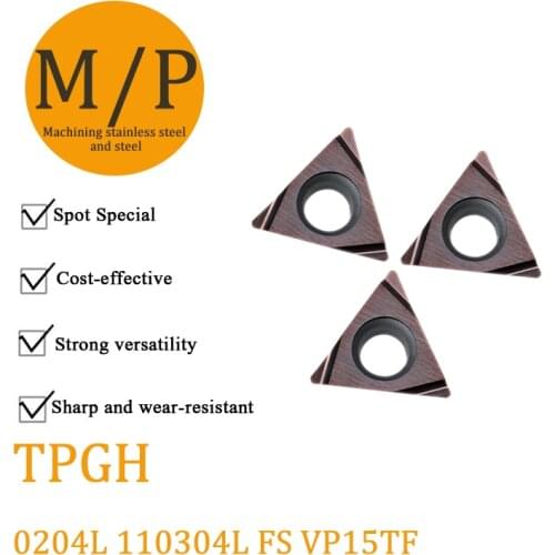 TPGH090204 TPGH110304 L FS VP15TF Carbide Turning Tools And Boring Bars SBJ Use Inset TPGH 0902 1103 INSETS