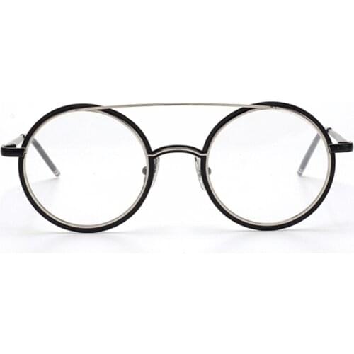 Vintage Retro Round Optical Myopia Eyeglass Frame High quality Alloy Limited Edition Fashion Original Quality Women Man Eyewear