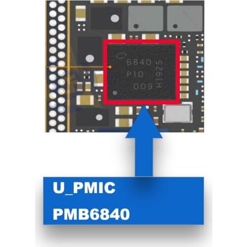 5PCS/LOT PMB6840 6840 For iphone 11/11 pro/11 pro max Baseband PMU PMIC U_PMIC_K Power supply PM IC Chip