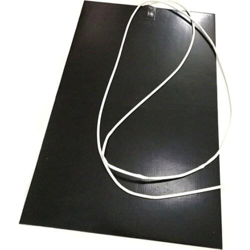 500*800*1.5mm heat bed for 3d printer 110v 1000w adhesive 1 side 100k thermistor 1000mm lead wire come out from middle of short