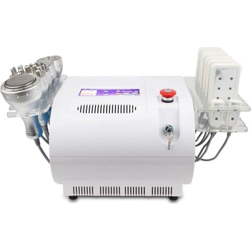 8in1 Ultrasonic liposuction 40K cavitation slimming machine 100mw laser lipo anti cellulite cold skin cooling equipment