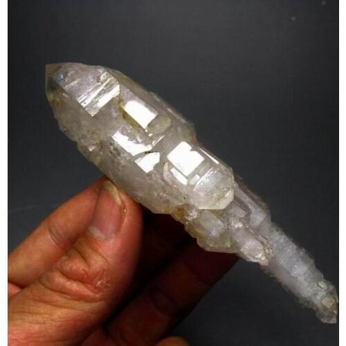 99g Elestial Skeletal Scepter Quartz DT - crystals and stones healing Mineral specimen Home Decor feng shui decoration G0011