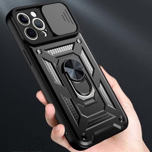 For Samsung Galaxy A52 A72 A32 A42 A12 A21S A02S A51 A71 Case Armor Full Camera Cover Magnetic Car Ring Shockproof Phone Cover