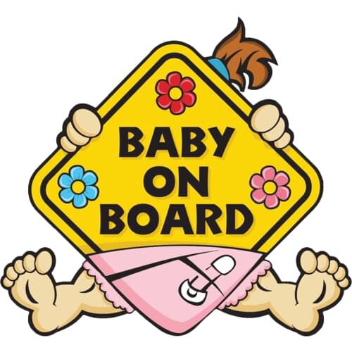 Baby In Car Safety Sign Car Decal Stickers Window Sticker Auto Car Decals