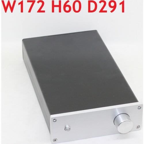 DIY Power Amplifier Supply Chassis New Quality Aluminum Preamplifier Housing DAC Hi-End Rear Class Enclosure W172 H60 D290