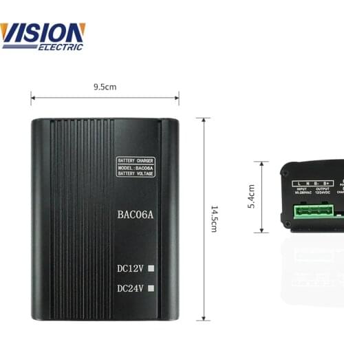 Generator Automatic 12V 24V Charger BAC06A with Floating Charge generator battery charger power switch supply AC To DC 12V 24V