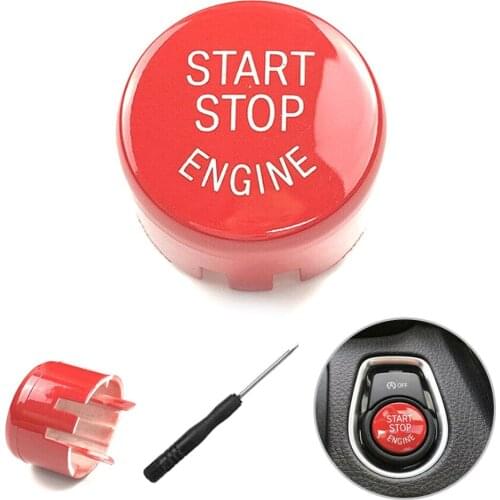 For BMW F/G Classis Series F20 F30 F10 F01 F25 F26 Car Switches Button Covers Auto Start/Stop Engine Button Switch Cover