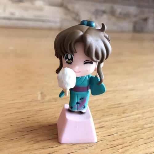 PBT Keycaps For Mechanical Keyboard Caps Personality Game Accessories Cute Cartoon Anime Single Stereo Custom KeyCap Cherry Mx