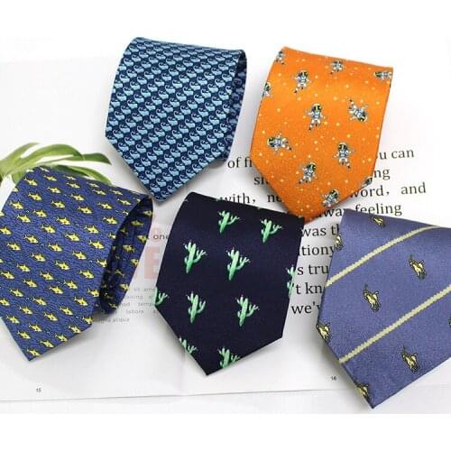 Linbaiway 9cm Polyester Wide Neckties Luxury Business Neck Tie for Men Suit Wedding Party Jacquard Gravats Shirt Accessories